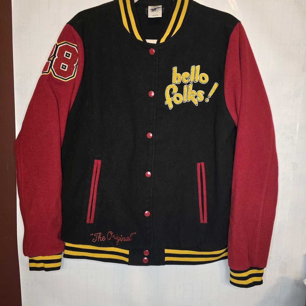 Disney Black and Red Kids Jacket with Yellow Accents